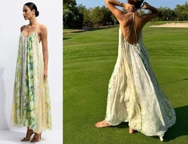 Zara ZW Collection Long Volume FLORAL PATCHWORK DRESS S - $2,082.09 MXN