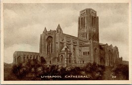 Vtg Postcard 1930-40s Excel Series UK - Liverpool Cathedral - Unused - £3.91 GBP