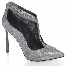 New Sam Edelman Sterling Argenta Pointed Toe Mesh Booties - Msrp $180.00! - £47.92 GBP