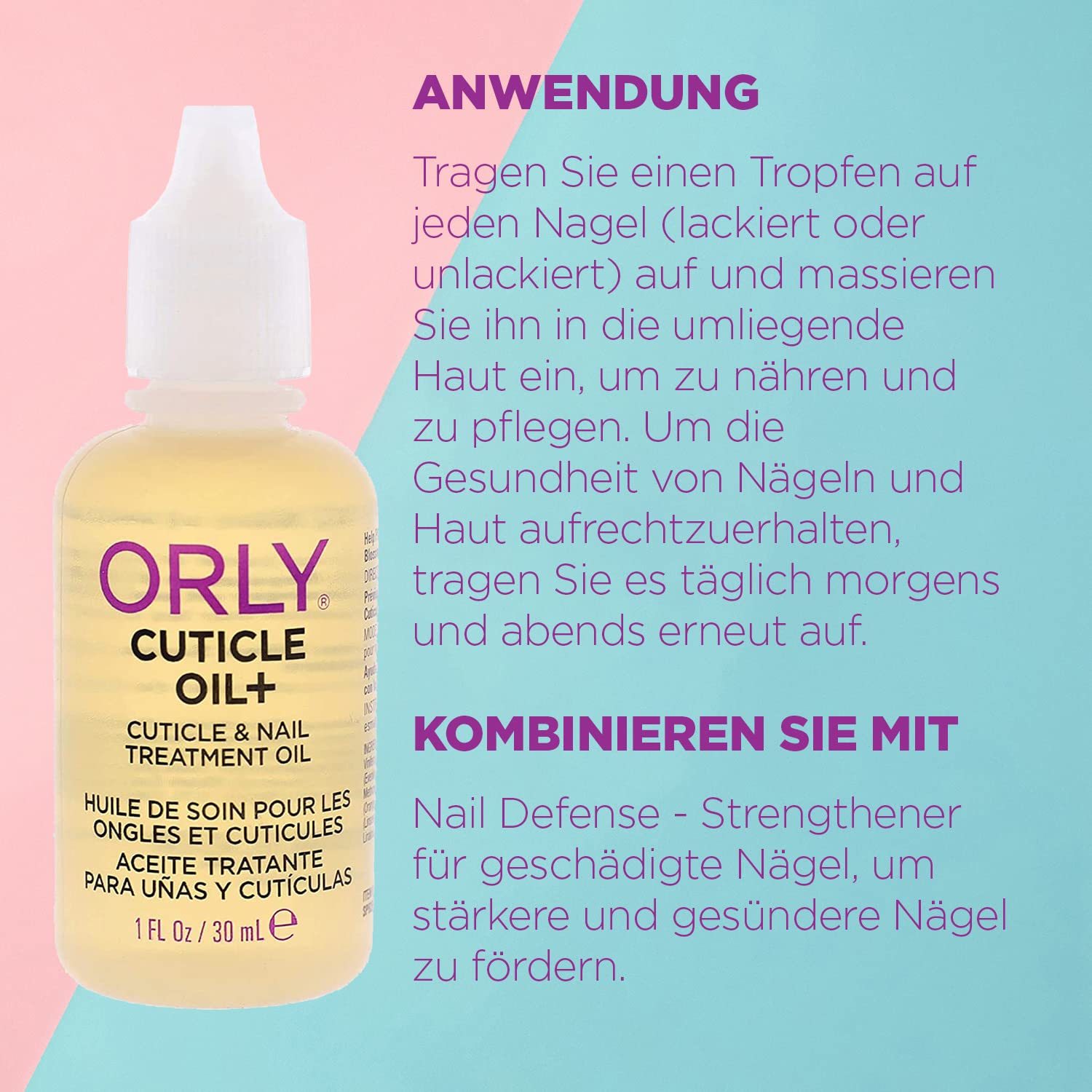 Orly Orly Cuticle Oil Plus Women Cuticle Oil 1 oz Item image 9