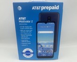 AT&amp;T Motivate 2, 32GB 6.5&quot; HD Prepaid Smartphone Blue 8MP Android Finger... - $49.95