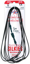 Stretch Magic Silkies Necklaces 2mm 6/Pkg-Black - £12.83 GBP
