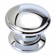 Hickory Hardware P3053-Ch 1.25 In. Williamsburg Chrome Cabinet Knob - £4.76 GBP