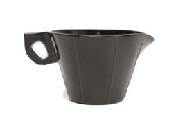 LE Smith Black Amethyst Creamer Pitcher with Spout and Handle Excellent - $11.99