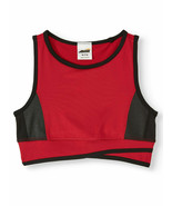 Avia Girls Studio Active Sports Bra MEDIUM (7-8) Cranberry Spandex Mesh NEW - $202.52 MXN