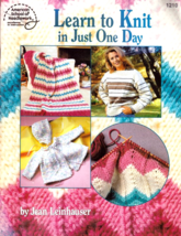 Learn to Knit in Just One Day Jean Leinhauser American Sch. of Needlewor... - $7.50