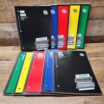 Lot Of 10 Norcom Spiral Notebooks - College Ruled, One Subject, 70 Sheets - NEW - £19.16 GBP