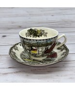 Johnson Brothers Friendly Village The Ice House Tea/Coffee Cup and Saucer - £10.32 GBP