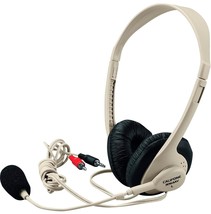 Califone 3064AV Multimedia Stereo Headset, Beige, Fully Adjustable Headband - £18.56 GBP