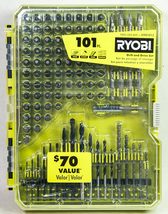 Ryobi 101-pc Drill &amp; Drive Set w Plastic Storage Case A981013 Brand New - £19.95 GBP