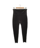 Spanx Pants Womens 2X Velvet Full Length Leggings High Rise Skinny Black... - $67.68 CAD
