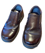Doc Dr Martens Shoes Brown Leather M 11 Slip On Loafer 11233 Air Cushion... - $74.47 CAD