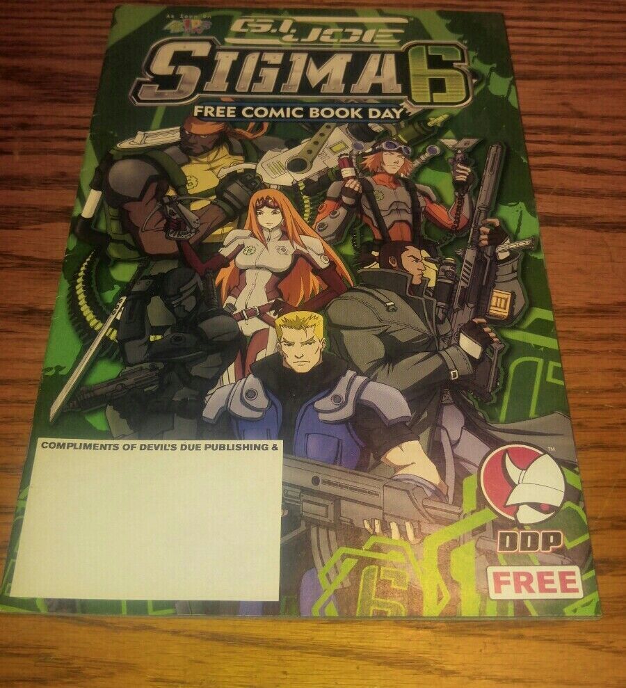 G.I. JOE SIGMA 6 FREE COMIC BOOK DAY EDITION / DDP / MAY - $8.99