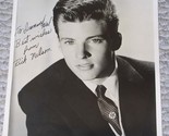 Rick Nelson Autographed Photo Vintage 1950&#39;s - $99.99