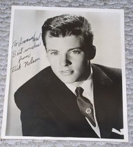 Rick Nelson Autographed Photo Vintage 1950&#39;s - £79.74 GBP