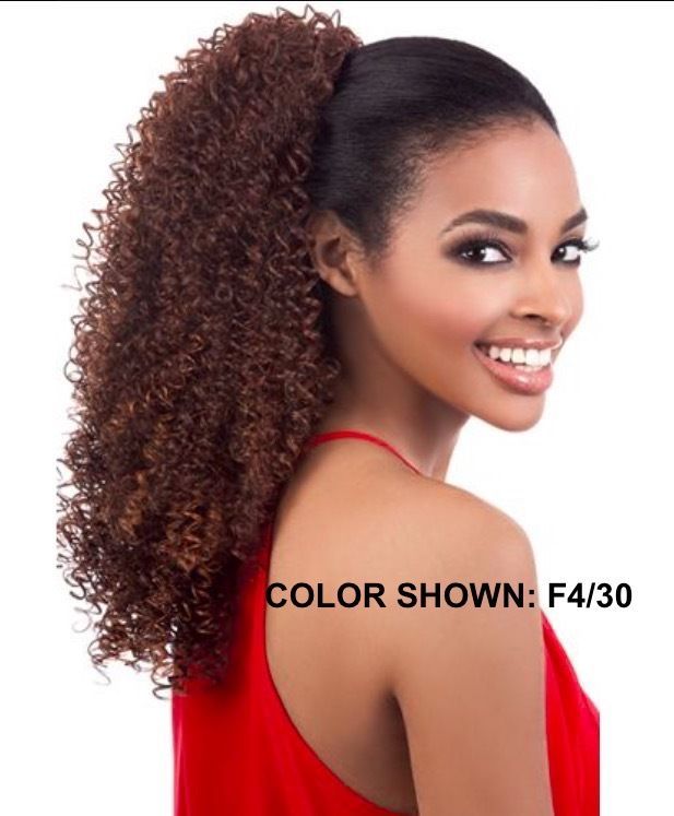 Primary image for ORADELL MOTOWN TRESS PD-141HT LONG NATURAL CURLY DRAWSTRING PONYTAIL SUPER FULL