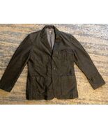 H &amp; M  L.O.G.G corduroy jacket Blazer Grey EUR Large Excellent Condition - $22.50
