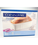 Corningware French White 1.75 Qt Loaf Bread Pan Baking Dish Bake Serve S... - $96.74