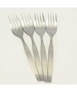 Oneida Frostfire Salad Forks 6 1/2&quot; Community Stainless Lot of 4 - $341.82 MXN