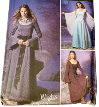 Simplicity 9891 Renaissance Medieval Dress Costume Pattern WhimsiGoth 6 8 10 12 - £11.04 GBP