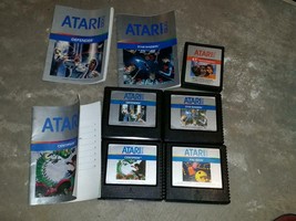 Lot Atari 5200 Centipede Pac Man Defender Star Raiders 2600 ET Manuals - £19.81 GBP