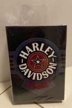 HARLEY DAVIDSON Playing Cards Deck Long Lasting Plastic Dart World - £9.90 GBP