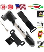 High Pressure Mini Bike Pump - 120 PSI with Secure Bracket, Ideal for Co... - $33.20 CAD