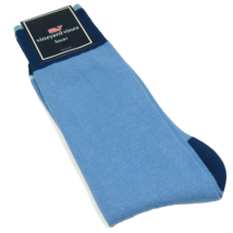 Vineyard Vines Men&#39;s Pima Cotton Socks Ocean Blue Made in Peru One Size - £14.38 GBP