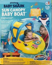 SwimWays - 6056713 - Baby Shark Sun Canopy Baby Boat - £35.54 GBP
