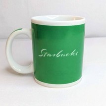 Starbucks Coffee Mug Vintage Kitchen Drinkware Green White - £7.49 GBP