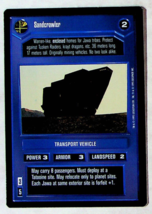 Sandcrawler (Black) CCG Card - Star Wars Premier Set - Decipher - 1995 - £1.16 GBP