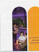San Antonio Historic Fiestaland Booklet 1968 Texas Hemisfair  - £13.96 GBP