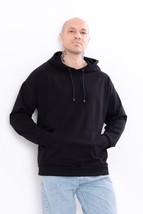 Hoodie (men’s), Any season,  Nosi svoe 8363-057 (chornyj) - $37.40+