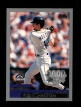2000 Topps Opening Day #154 Todd Helton Nmmt Rockies - £2.70 GBP