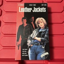 Leather Jackets VHS Tape Movie Bridget Fonda Pre Owned Ex Rental Vintage... - $13.49