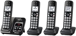 PANASONIC Expandable Cordless Phone System with Link2Cell Bluetooth, Voice - £213.33 GBP