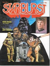 Starburst British Sci-Fi Magazine #1 Star Wars A New Hope Cover 1978 FINE- - £8.40 GBP