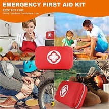 Small First Aid Kit, 300PCS Essential Emergency Trauma Medical Supplies - £31.54 GBP