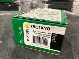 Lexmark 78C1XY0 Yellow Extra High Yield Return Program Toner Cartridge - $189.99