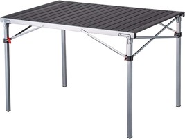 Kingcamp Camping Table Aluminum Folding Table Roll Up Lightweight Foldable Table - £97.10 GBP