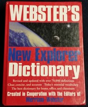 Webster&#39;s New Explorer Dictionary by Inc. Staff Merriam-Webster (1999 Hardcover) - £3.88 GBP