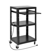 DWVO AV Cart with Wheels and Power 16.4ft Extra-Long Cord, - $11,459.04 MXN