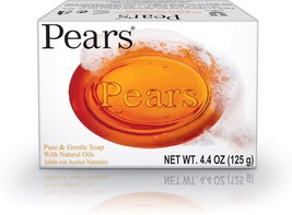 Pears Pure &amp; Gentle Bar Soap with Natural Oils 4.4 oz - £25.57 GBP