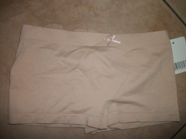 girls underwear/boyfriend shorts by sofra size L/XL nwt beigh solid - £11.79 GBP