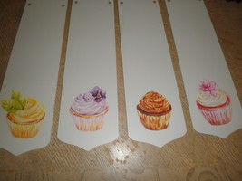 Custom ~ 42" Sweet Cupcake Ceiling Fan With Light ~ Decorated Cupcakes Pastels - $117.99