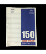 Norcom School Supplies Wide Rule Notebook Filler Paper 150 Sheets ~ Sealed - $20.67 CAD