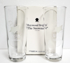 The Snowman Glass Set Novelty 2003 SONY PLAZA Old Rare - $72.00
