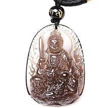 Tibetan Buddhism Natural Ice Kinds of Obsidian Manjushri Zodiac Rabbit Patron... - £34.66 GBP