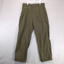 REI Nylon Green Hiking Cargo Pants Mens 32x29 Zipper Pockets Straight Le... - $20.00