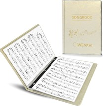 Sheet Music Folder 170-Page - Leather Choral Music Holder,, Stage Perfor... - $29.93